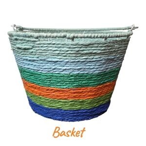 Colorful Woven Basket